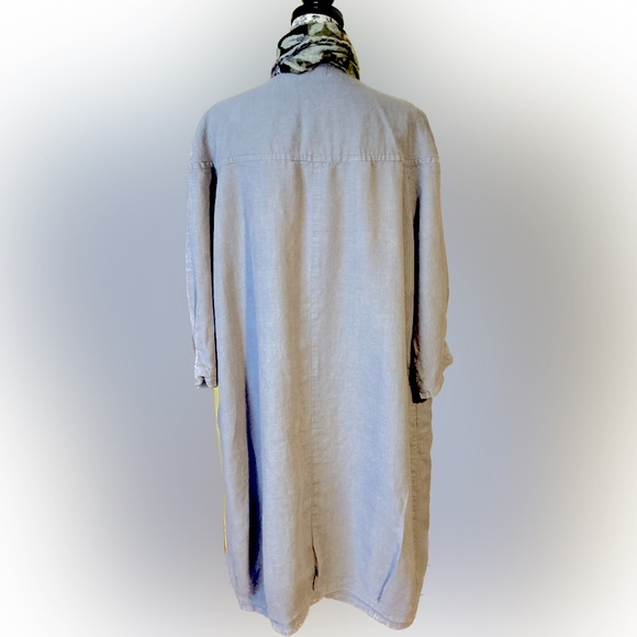 Long Linen Duster - Picture 4 of 10